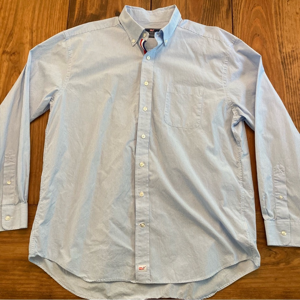 Vineyard Vines Classic Fit Murray Striped Button Down Shirt EUC